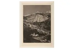 Untitled by Max Klinger, etching and aquatint, offered Jan 2023