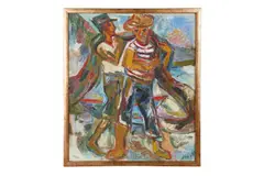 Untitled by Rendle Wood, oil, offered Dec 2022