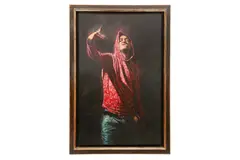 Untitled by Mitch Griffiths, oil on canvas, offered Dec 2022