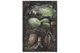 Untitled by Graham Crowley, charcoal and pastel, offered Dec 2022