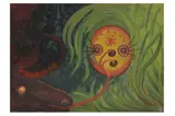 Untitled by Grace Pailthorpe, oil on board, offered Dec 2022