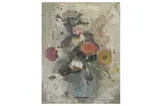 Untitled by George Hammond Steel, mixed media on board, offered Dec 2022