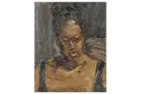 Untitled by Peter Clossick, oil on panel, offered Dec 2022
