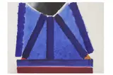 Untitled by Trevor Bell, oil on paper, offered Dec 2022