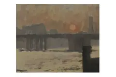 Untitled by Robert O'Rorke, oil, offered Dec 2022