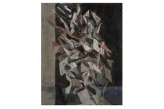 Untitled by John Milnes-Smith, oil on board, offered Dec 2022