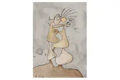 Untitled by Desmond Morris, watercolour, offered Dec 2022