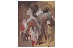Untitled by Crawfurd Adamson, oil on canvas, offered Dec 2022