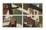Untitled by Paul Rudall, oil and ink on paper, offered Dec 2022