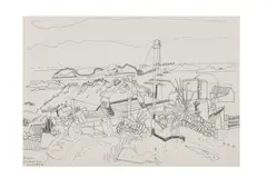 Untitled by Bryan Ingham, drawing, offered Dec 2022