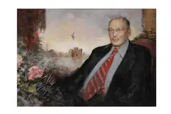 Untitled by Fouad Tag, oil on Masonite, offered Nov 2022
