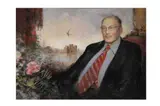 Untitled by Fouad Tag, oil on Masonite, offered Nov 2022