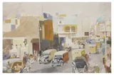 Untitled by Ibrahim Al-Abdali, oil on canvas, offered Nov 2022