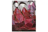 Untitled by Nadira Azzouz, acrylic on canvas, offered Nov 2022