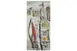 Untitled by Yusra Al-Abadi, 2010, acrylic on canvas, offered Nov 2022