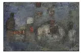 Untitled by Ronex Ahimbisibwe, oil on canvas, offered Nov 2022