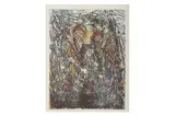 Untitled by Louise Metzger, oil on paper, offered Nov 2022
