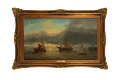 Untitled by Louis Verboeckhoven, oil on canvas, offered Nov 2022