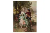 Untitled by Cesare Auguste Detti, oil on canvas, offered Nov 2022