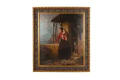 Untitled by August Bauer, oil on canvas, offered Nov 2022