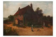 Untitled by Yeend King, oil on canvas, offered Nov 2022