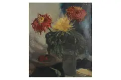 Untitled by Piet van Wijngaerdt, oil on canvas, offered Nov 2022