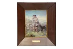 Untitled by Alfred William Strutt, Oil on canvas, offered Nov 2022