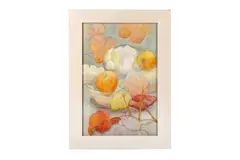Gourds by George Devlin, watercolour, offered Nov 2022