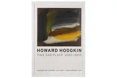 Time and place: lithographic poster by Howard Hodgkin Ch, print (other), offered Nov 2022