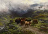 A Hillroad near GlencoeOil on canvas Signed lower left 55 x 76cm (21½ x 29¾ in.)Provenance:The grandson of the artist by Henry Garland, oil, sold May 2021