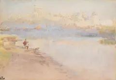 Windsor by Albert Goodwin, watercolor, sold May 2021