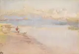 Windsor by Albert Goodwin, watercolor, sold May 2021