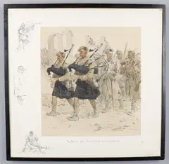 The Bonnie Blue Bonnets Frae Ower The Border by Charles Johnson Payne 'snaffles', print, sold May 2021