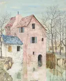 Mill house by Josselin Bodley, oil, sold May 2021