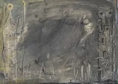 Untitled by Ciaran Clear, Mixed media on paperSigned, offered Mar 2021