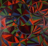 Untitled by Berenice Sydney, oil, sold Mar 2021