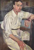 Portrait of Barclay Donne by Edward Wolfe, 1918, oil, sold Mar 2021