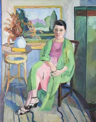 Gypsy Lang by Edward Wolfe, 1926, oil, sold Mar 2021