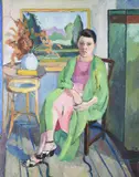 Gypsy Lang by Edward Wolfe, 1926, oil, sold Mar 2021