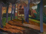 Autumn Walk by George Haig, 2nd Earl Haig, oil, sold Mar 2021