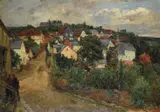A view at NeuweilnauOil on boardSigned and dated 1912 (lower right); further signed and titled (verso)53 x 74cm (20¾ x 29 in.) by Johann Marx, 1912, oil, offered Mar 2021