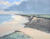 The Beach at WintertonOil on canvas-board Signed (lower right); artist's label attached (verso)61 x 77cm (24 x 30¼ in.) by Ian Houston, oil, sold Mar 2021