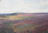 Landscape with sheepOil on boardSigned (lower left)38 x 54.5cm (14¾ x 21¼ in.)Condition Report: A number of surface abrasions and dirt by Phelan Gibb, oil, sold Mar 2021