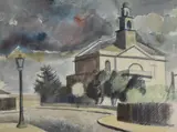 Untitled by Elwin Hawthorne, oil, sold Mar 2021
