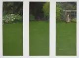 Garden TriptychOil on canvasSigned (lower left)63.5 x 76cm (25 x 29¾ in.) by Margaret Green, oil, sold Mar 2021