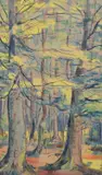 Trees by Phelan Gibb, watercolor, sold Mar 2021