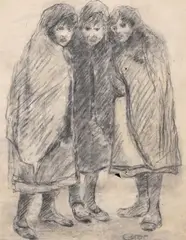 Untitled by William Conor, Charcoal, sold Mar 2021