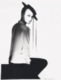Marianne Lah Swannell by John Swannell, ink, offered Mar 2021