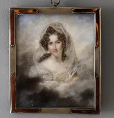 Untitled by Y J Lecourt, 1835, watercolor, sold Mar 2021