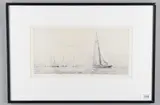 The Endeavour by Rowland Langmaid, Drypoint etching, offered Mar 2021
